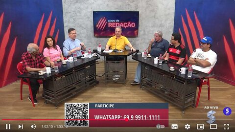  Papo de Redação: Marcos e Luana Rocha debatem com os dinos 