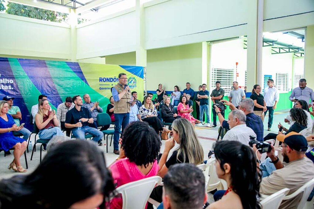 Governador Marcos Rocha entrega Escola 13 de Maio totalmente reformada e ampliada em Ji-Paraná - Gente de Opinião