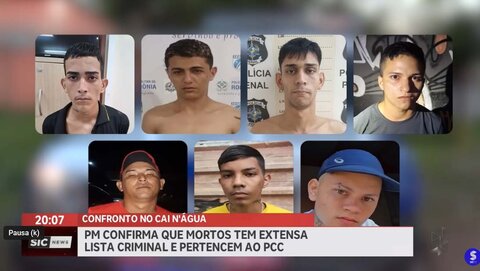 PM confirma que mortos no tiroteio pertencem ao PCC
