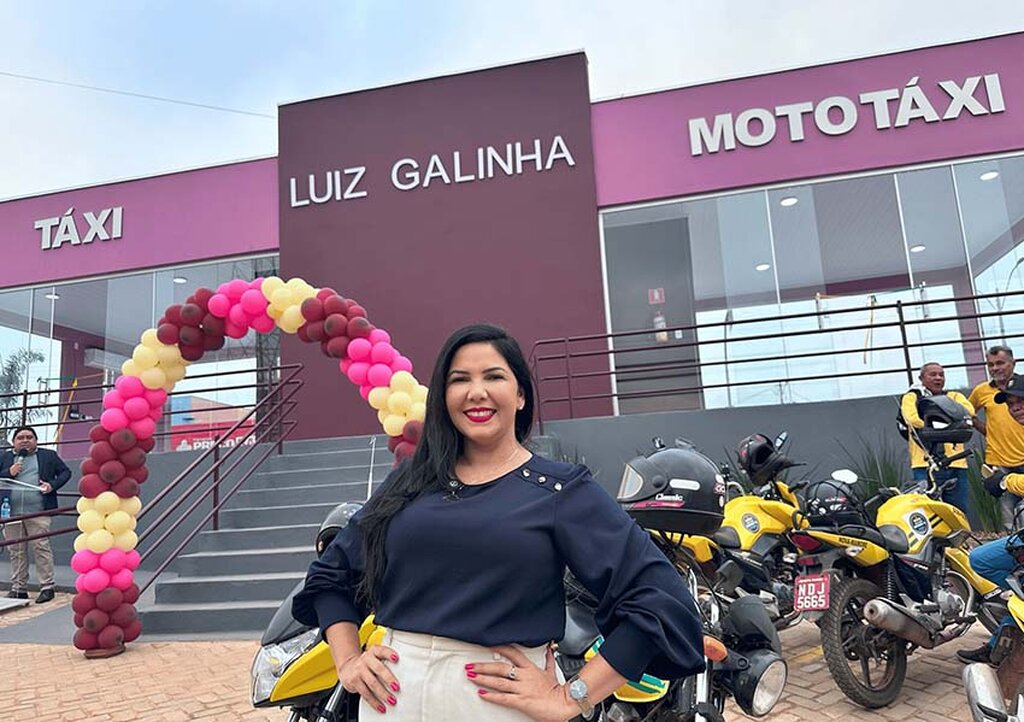 Deputada Cristiane Lopes entrega ponto de táxi e mototáxi em Nova Mamoré - Gente de Opinião