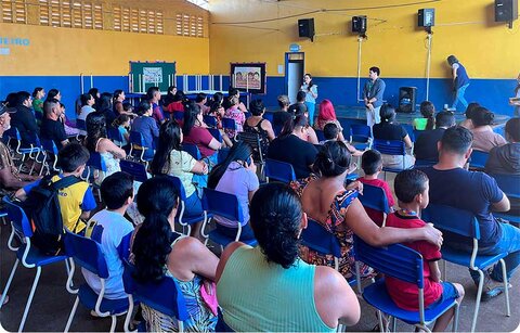Defensoria realiza visitas às escolas da capital para divulgar o projeto “Meu Pai Tem Nome”