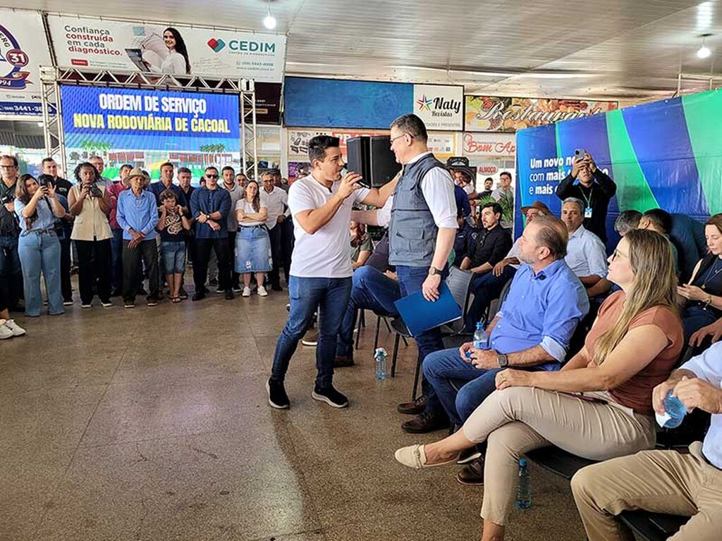 Governador Marcos Rocha autoriza início das obras do novo Terminal Rodoviário e revitalização de praça em Cacoal - Gente de Opinião