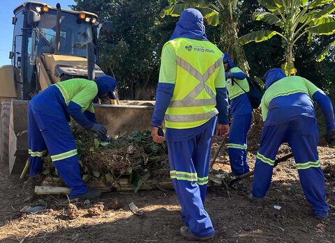 Operação Cidade Limpa já retirou mais de 70 mil toneladas de resíduos das ruas de Porto Velho