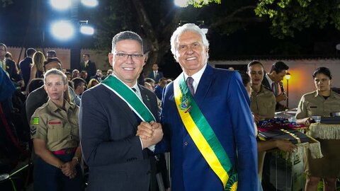 Governador Marcos Rocha recebe Comenda da Ordem do Mérito Anhanguera em ato marcado por integração entre Rondônia e Goiás