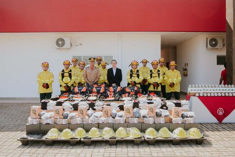 Eletrobras entrega equipamentos de segurança para o Corpo de Bombeiros de Rondônia em apoio no combate às queimadas