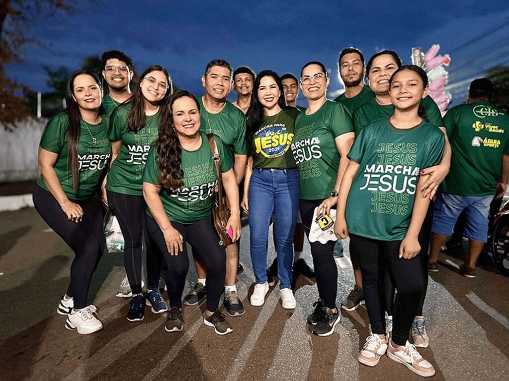 Com recurso da deputada federal Cristiane Lopes, Marcha para Jesus 2025 reúne multidão em Porto Velho - Gente de Opinião