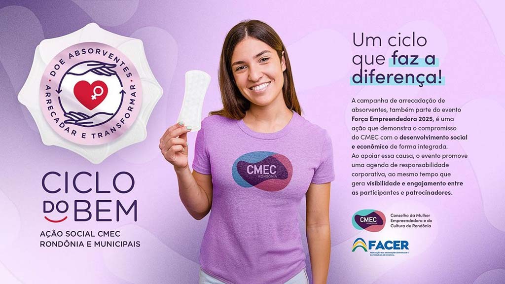 CMEC Rondônia lança Troféu Força Empreendedora 2025 e a campanha Ciclo do Bem em ação que une reconhecimento e solidariedade - Gente de Opinião