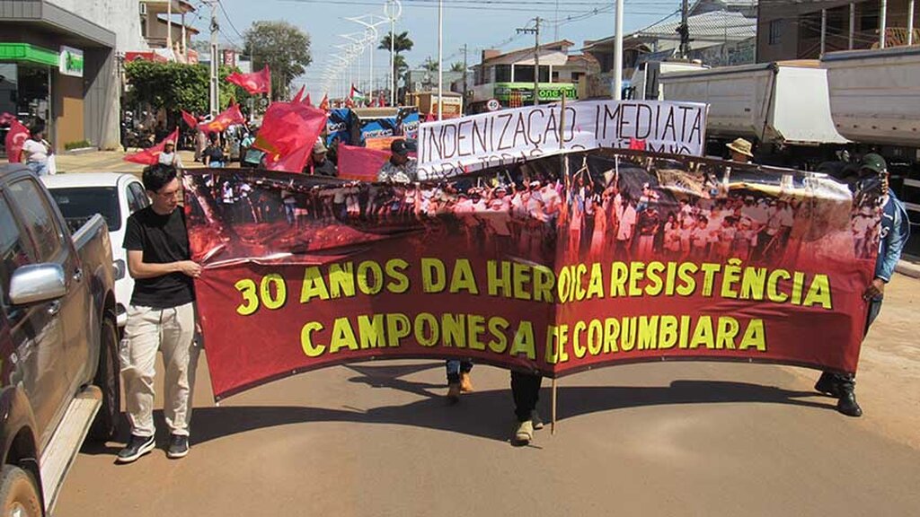 Manifestação em Corumbiara marcou os 30 anos do conflito - Gente de Opinião
