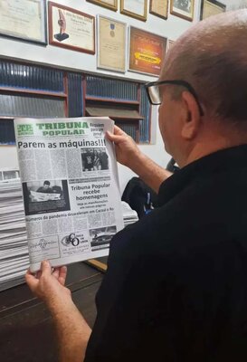 Deputado Cássio Gois homenageia Tribuna Popular e seus profissionais em Sessão Solene no dia 28 de agosto em Cacoal