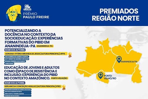 IFRO Campus Porto Velho Zona Norte vence Prêmio Paulo Freire como melhor trabalho da Região Norte
