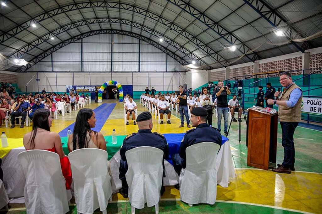 Governador Marcos Rocha fortalece cidadania juvenil com expansão da Polícia Mirim em Chupinguaia - Gente de Opinião