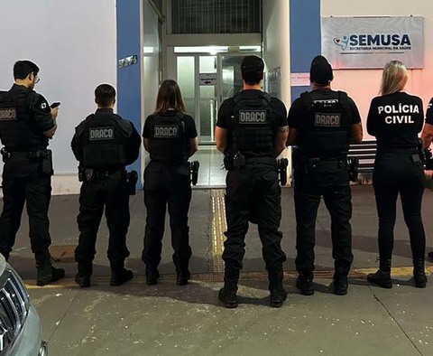 Polícia Civil deflagra operação "A Última Dose" contra esquema de desvio de vacinas do SUS em Cacoal