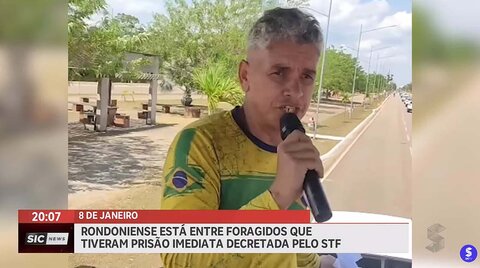 Rondoniense teve nova prisão decretada pelo 8 de Janeiro