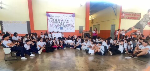 Estudantes do Major Guapindaia realizam homenagem às mulheres vítimas de feminicídio em Porto velho