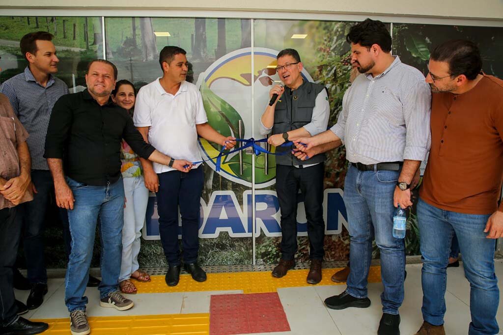 Governador Marcos Rocha investe no fortalecimento do setor agropecuário com inauguração de nova agência da Idaron  - Gente de Opinião