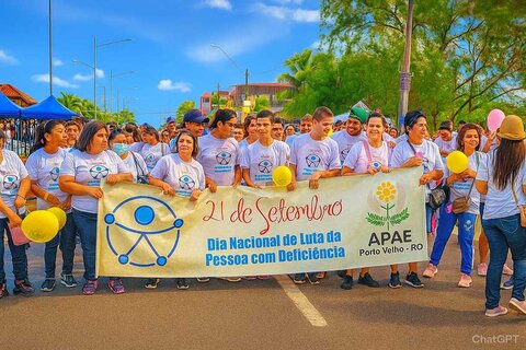Grande caminhada em defesa da pessoa com deficiência é nesta sexta, em Porto Velho