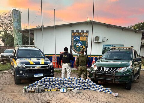 Operação Protetor das Divisas e Fronteiras: Polícia Militar e PRF apreendem veículo com drogas na BR-364 em Porto Velho