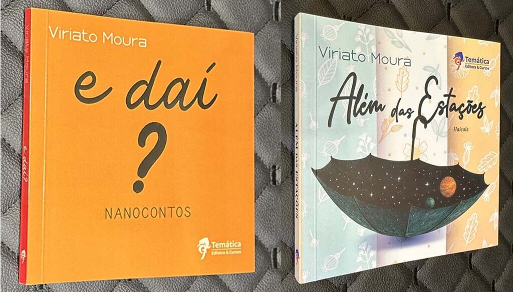 Viriato Moura publica mais dois livros de literatura minimalista - Gente de Opinião