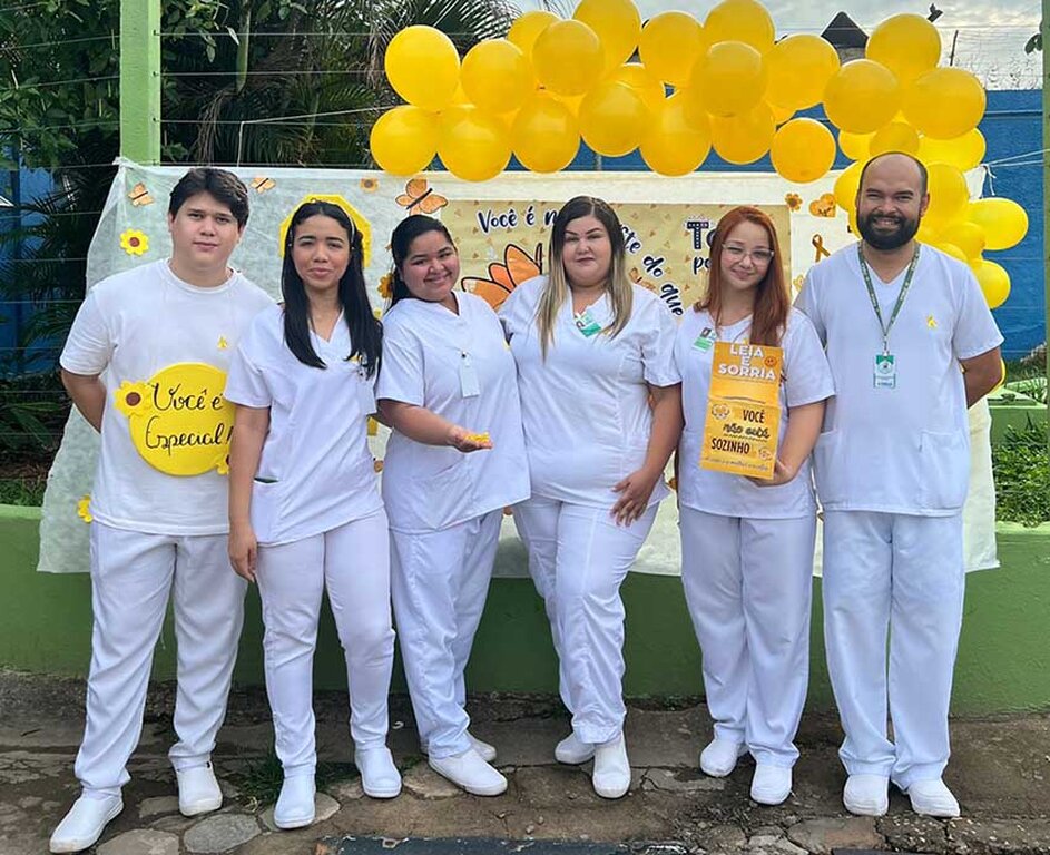 Acadêmicos de Enfermagem da FIMCA promovem ação do Setembro Amarelo no Hospital João Paulo II - Gente de Opinião