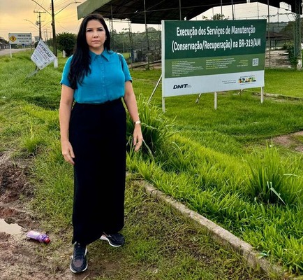 Deputada Cristiane Lopes reforça compromisso com a BR-319 após entrega da ponte no Rio Curuçá