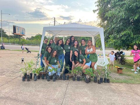 Alunos de Direito da FIMCA realizam ação ambiental em parceria com a Polícia Militar Ambiental