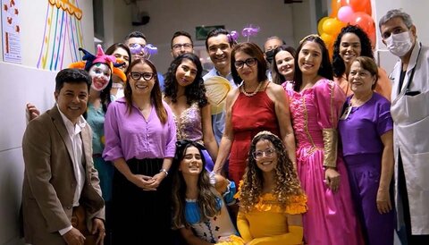 Voluntários organizam comemoração pelo Dia das Crianças no Hospital Infantil Albert Sabin (HIAS)