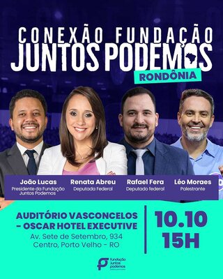 Fundação Juntos Podemos realiza encontro em Porto Velho para fortalecer diálogo político