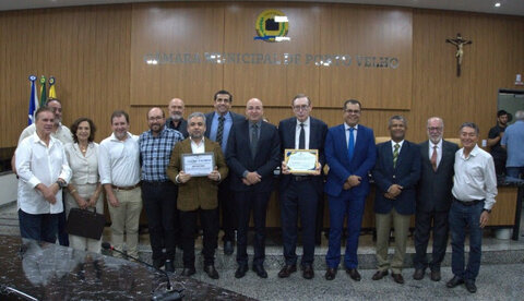 Pioneirismo: Procurador de Justiça do MPRO recebe título de Cidadão Honorário de Porto Velho