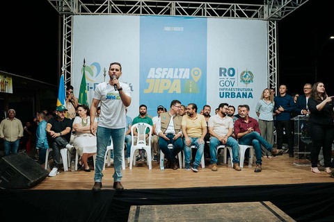 Prefeitura de Ji-Paraná lança o maior programa de asfaltamento da história do município