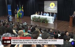 Prefeitura de Porto Velho e Ministério da Saúde em parceria para nova policlínica