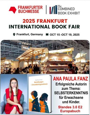 Escritora Ana Paula Fanz lança livro na Frankfurter Buchmesse 2025 - Gente de Opinião