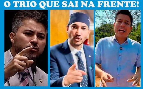 Marcos Rogério, Fernando Máximo e Adailton Fúria lideram pesquisas para o governo de Rondônia