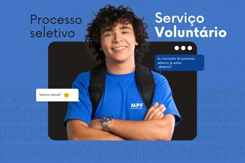 MPF abre processo seletivo para serviço voluntário em Rondônia