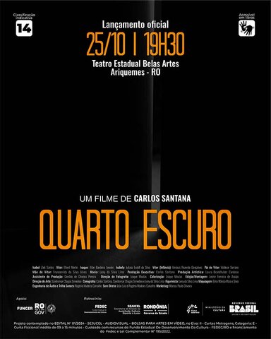 Curta-metragem “Quarto Escuro”, de Carlos Santana, tem estreia oficial em Ariquemes - Gente de Opinião