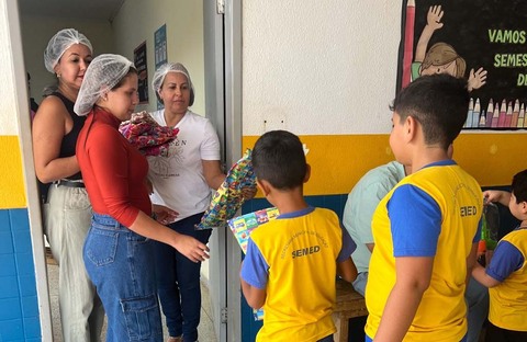 Ação solidária leva alegria às crianças da zona rural de Porto Velho