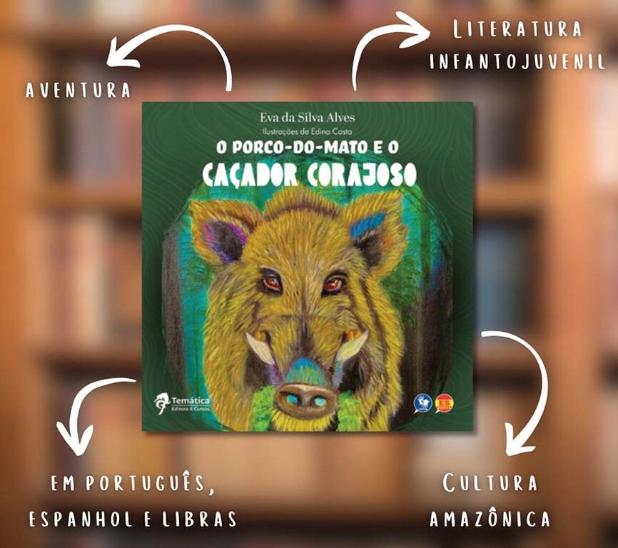 Autora rondoniense que mais publicou livros infantojuvenis lança nova obra: O porco-do-mato e o caçador corajoso - Gente de Opinião