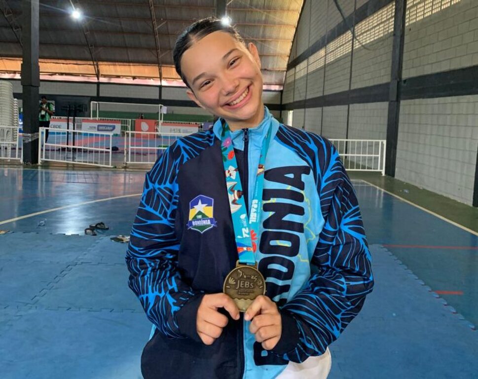 Vitória Luiza celebrou o resultado com entusiasmo - Gente de Opinião