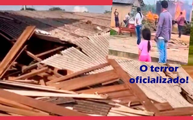 Funai comanda queima e destruição de casas de produtores pobres da região de Alvorada do Oeste - Gente de Opinião