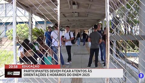 Participantes devem ficar atentos às orientações e horários do Enem 2025