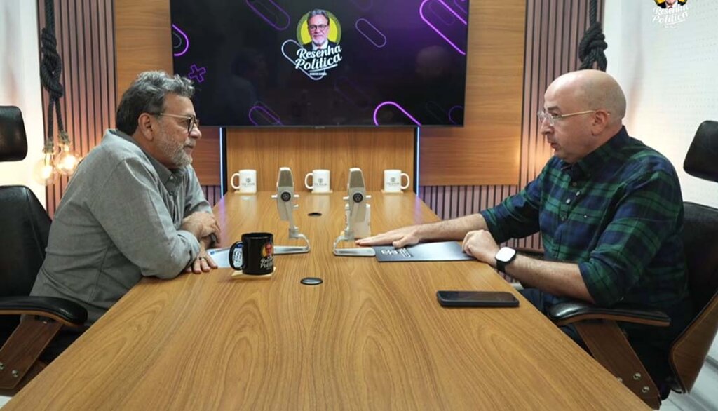 Gedão Negreiros, presidente da Câmara de veredors , é entrevistado por Robson Oliveira - Gente de Opinião