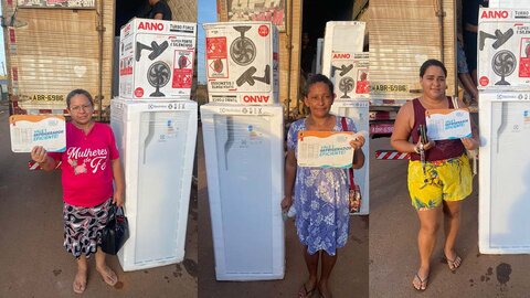 Itapuã do Oeste: Energisa atende 60 famílias com troca de geladeiras e ventiladores