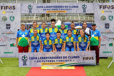 A equipe da ASDERICEL representou Rondônia na Copa Libertadores de Clubes Futebol 7 Society, realizada no mês de outubro, na estado do Paraná e sagrou-se campeã da competição 