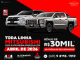 Toda linha Mitsubishi com 5 anos de garantia!