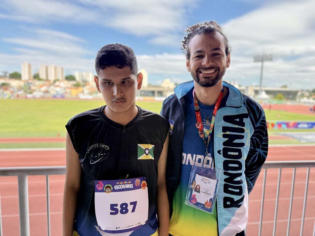 A primeira medalha de ouro do dia veio com Camilo Luís, de 17 anos, da escola Campos Sales, de São Francisco do Guaporé - Gente de Opinião