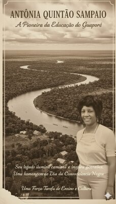 Homenagem a Antônia Quintão Sampaio: A Pioneira da Educação e a Força do Guaporé