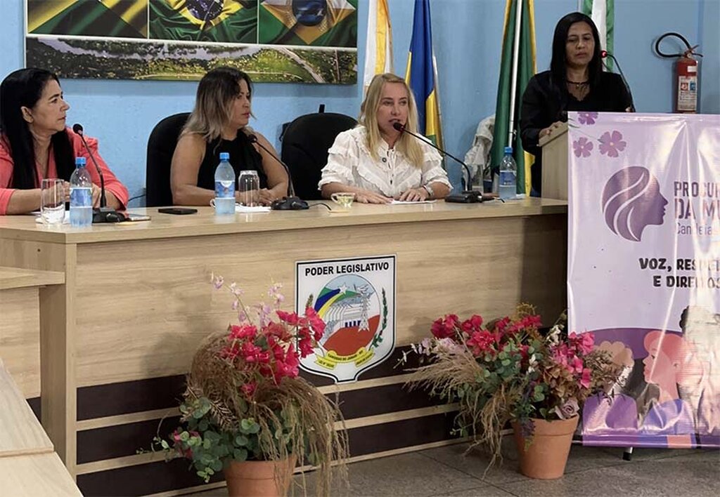 Deputada Ieda Chaves acompanha inauguração da Procuradoria da Mulher em Candeias do Jamari - Gente de Opinião