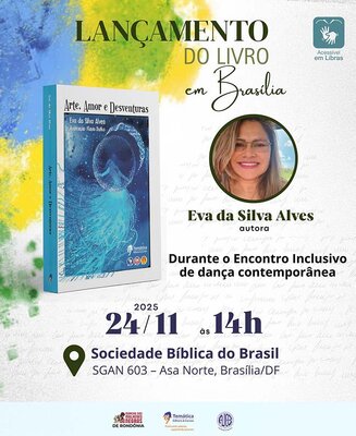 Escritora Rondoniense  lança obra no “Encontro Inclusivo de Dança Contemporânea” em Brasília 