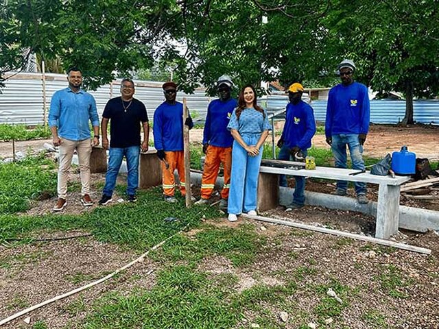 Deputada federal Cristiane Lopes acompanha andamento das obras no Complexo Deroche Pequeno Franco, em Porto Velho - Gente de Opinião