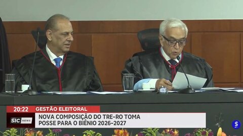 Nova composição do TRE RO toma posse para o biênio 2026 2027