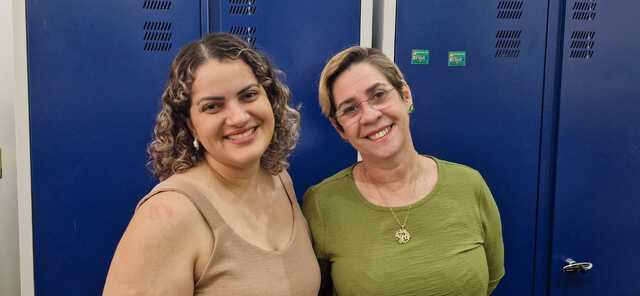 Helení Velasques e Perla Brilhante, Diretora Perla Brilhante, Coautoras da Escola Barão do Solimões - Gente de Opinião